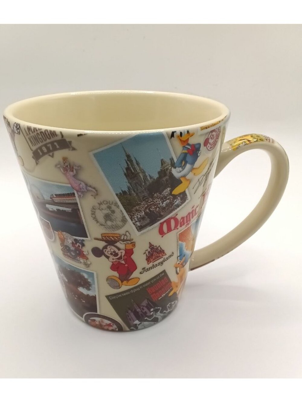 Disney Parks Vintage Coffee Mug Magic Kingdom World Souvenir Cup 12 oz
